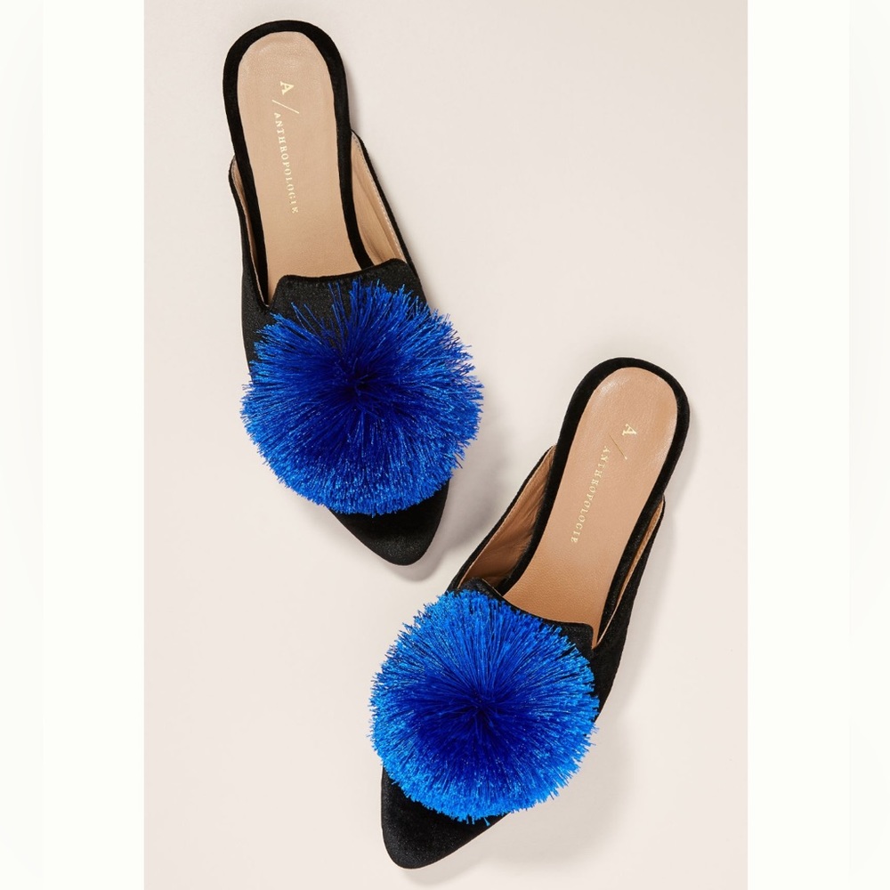 Anthropologie Peppy Pommed Slides